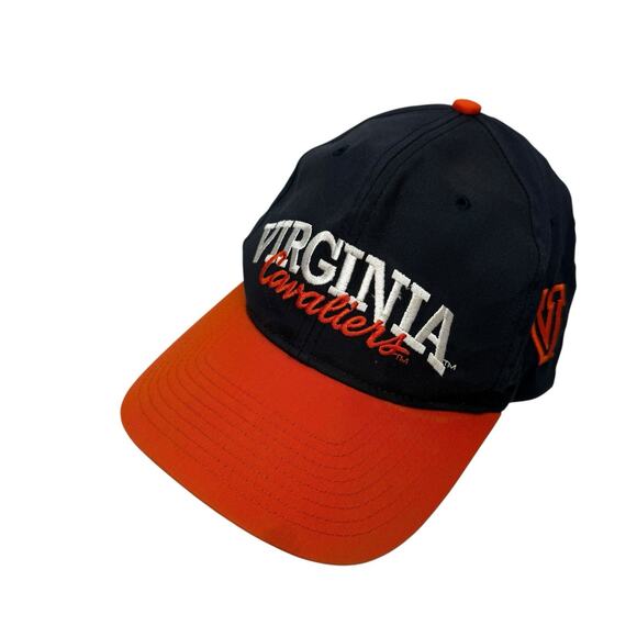 Vintage Virginia Cavaliers Hat Cap Black Orange Snapback Adjustable Embroidered - Picture 1 of 13